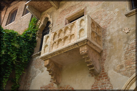 Romeo and Juliet balcony