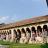 ROMANTIC CLOISTERS AT THE CHURCH OVERLOOKING LAKE GARDA